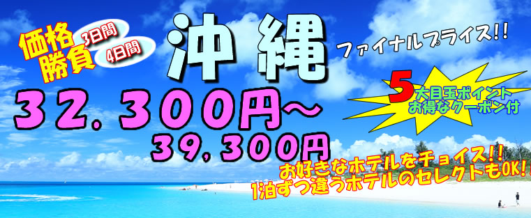 羽田 沖縄 格安 販売 パック